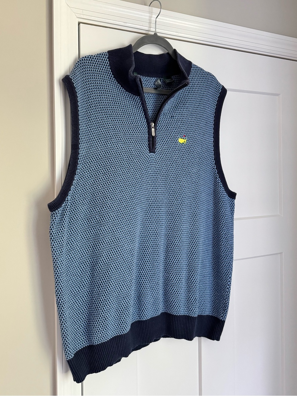 Masters Bobby Jones cashmere & silk cotton blend knit golf vest